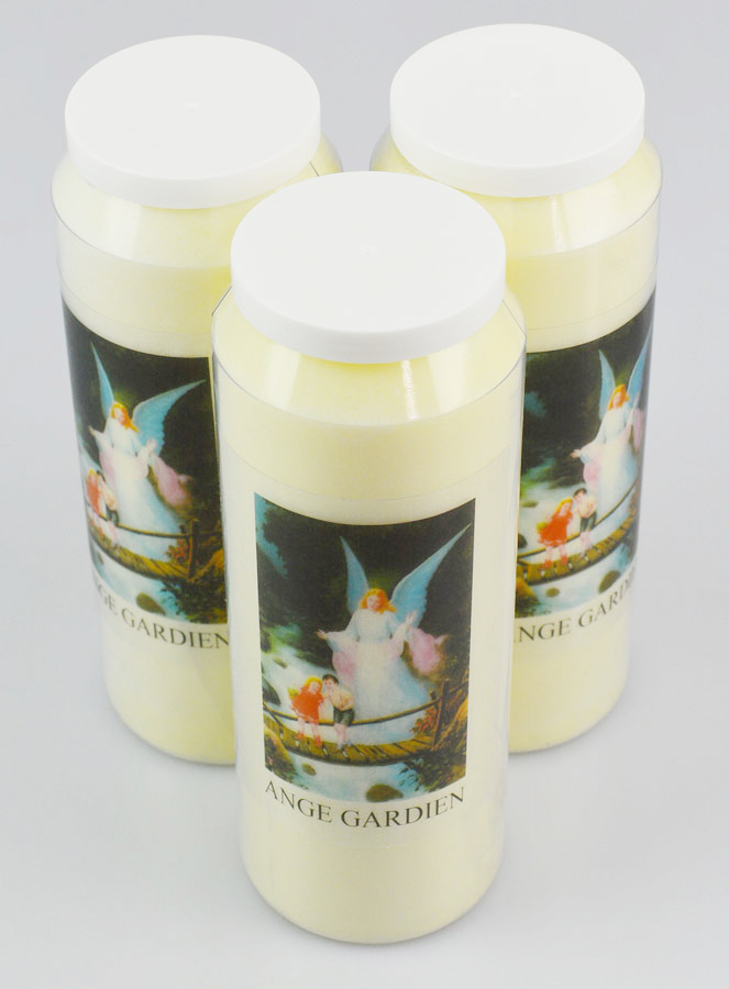 Lot de 3 Bougies de Neuvaine Ange-Gardien (pic 2)