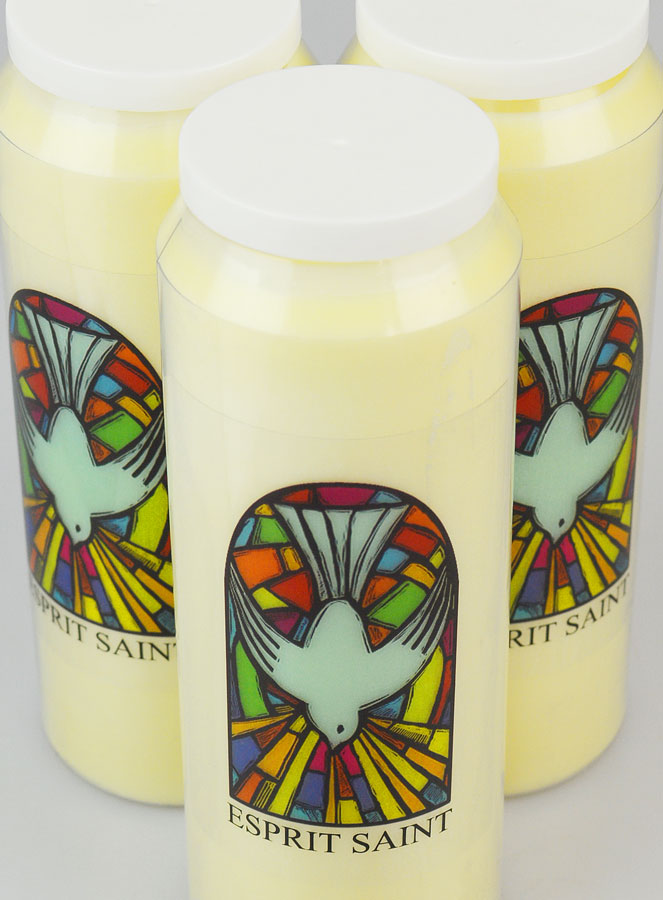 Lot de 3 Bougies de Neuvaine à l'Esprit Saint (pic 4)