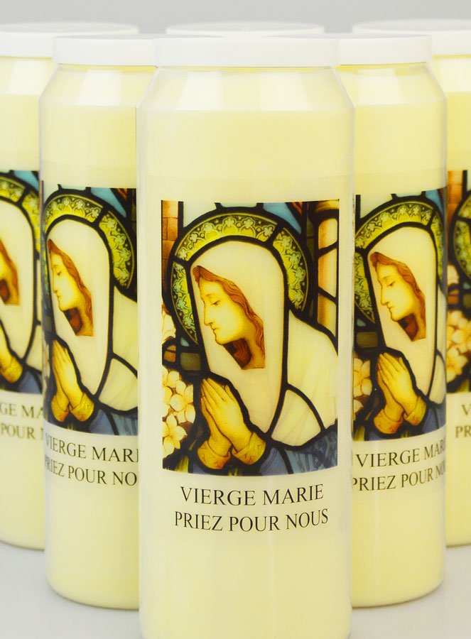 Lot de 6 Bougies de Neuvaine à la Vierge Marie (pic 3)