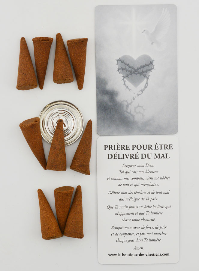 Encens de Prière pour Être Délivré du Mal en Cones (pic 1)