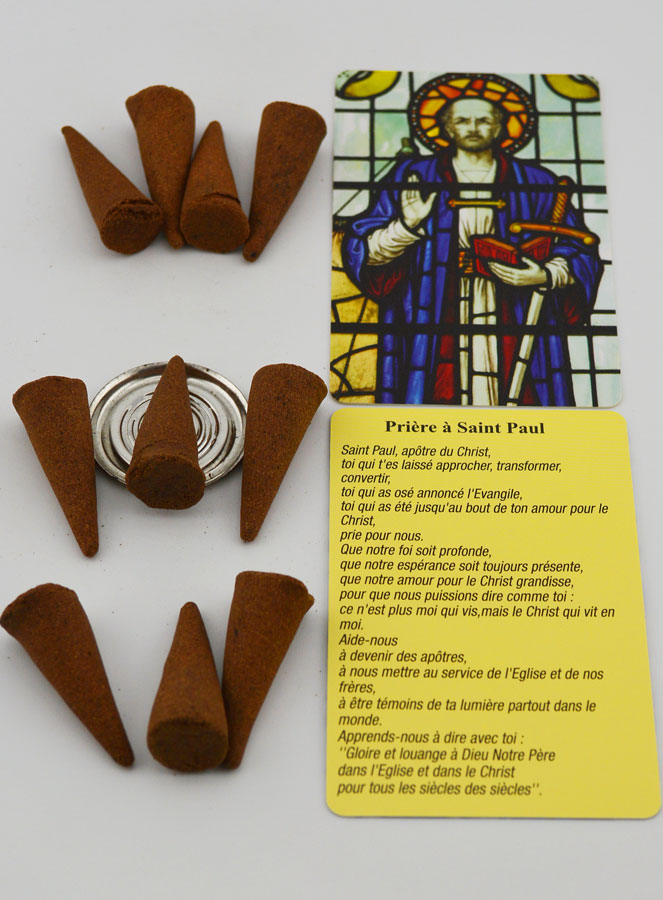 Encens Saint Paul Apôtre en Cones (pic 2)