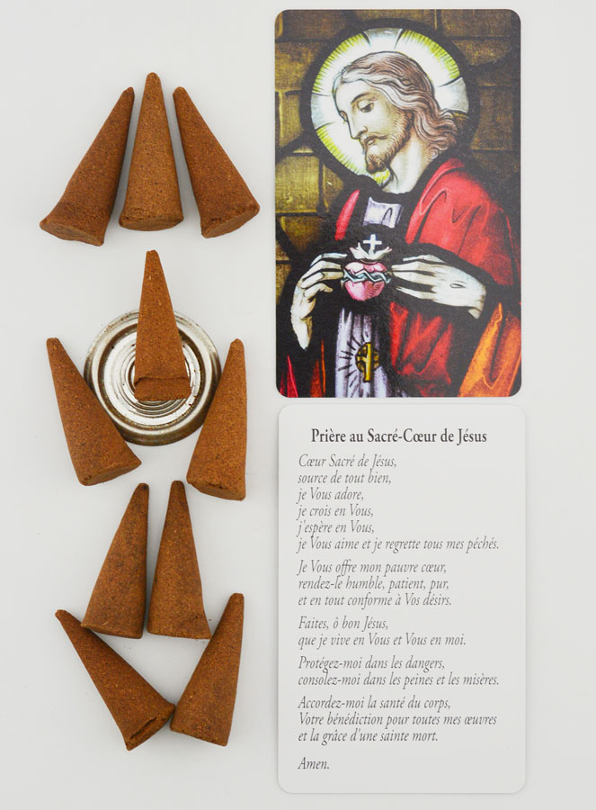 Encens Sacré Coeur de Jésus en Cones (pic 1)