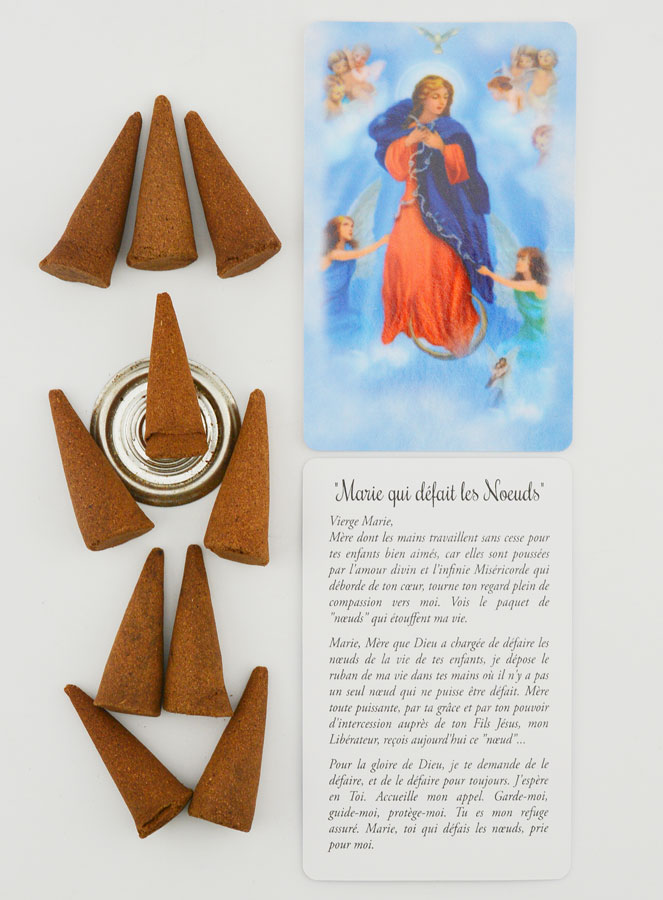 Encens Vierge Marie qui défait les Noeuds en Cones (pic 1)