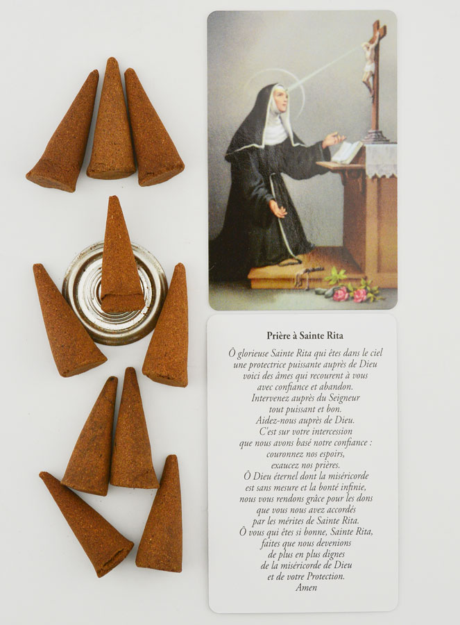 Encens Sainte Rita en Cones (pic 1)