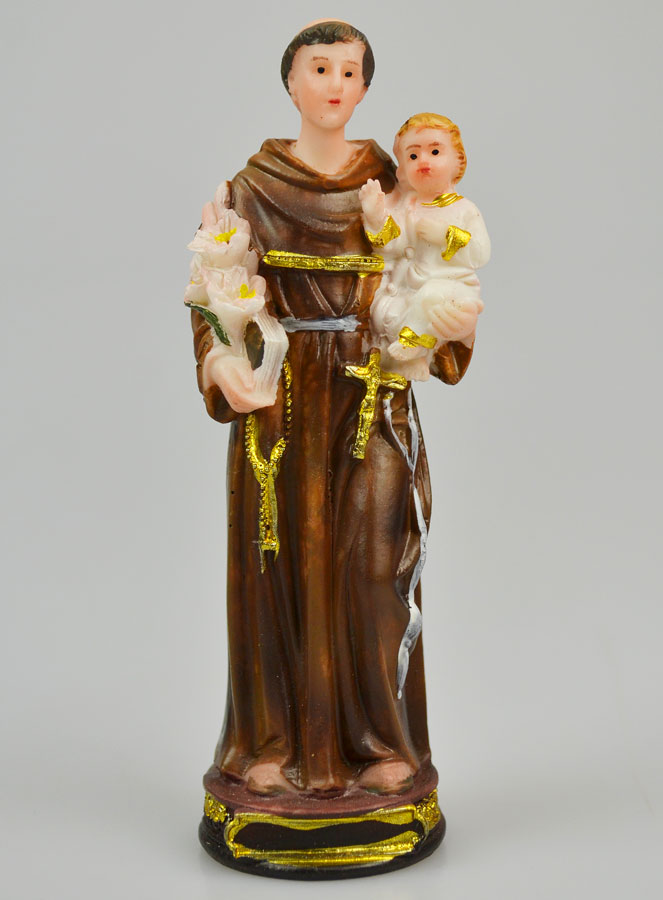 Statue Saint Antoine 13cm (pic 2)