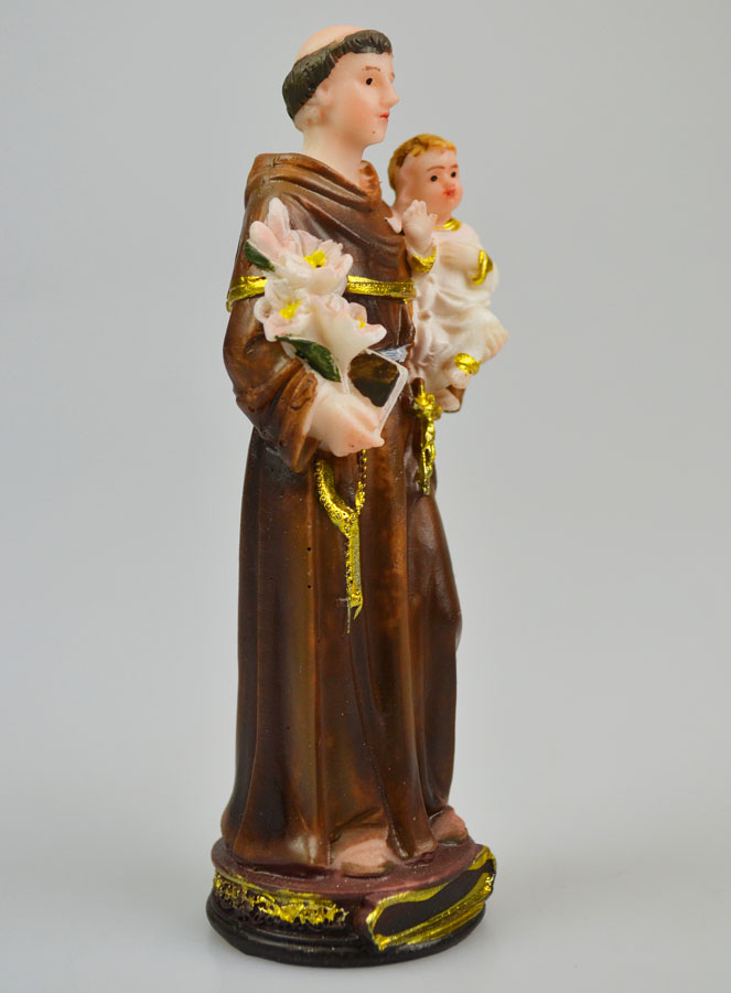 Statue Saint Antoine 13cm (pic 3)