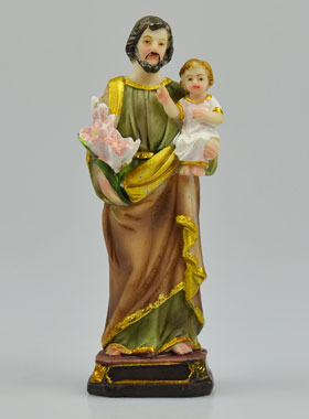 Statue Saint Joseph 13cm (pic 1)