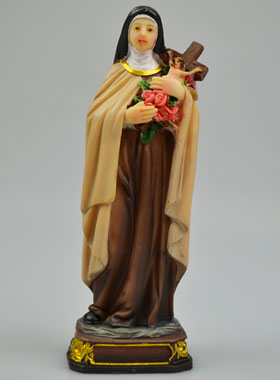 Statue Religieuse Sainte Thérèse Incassable 13cm (pic 1)