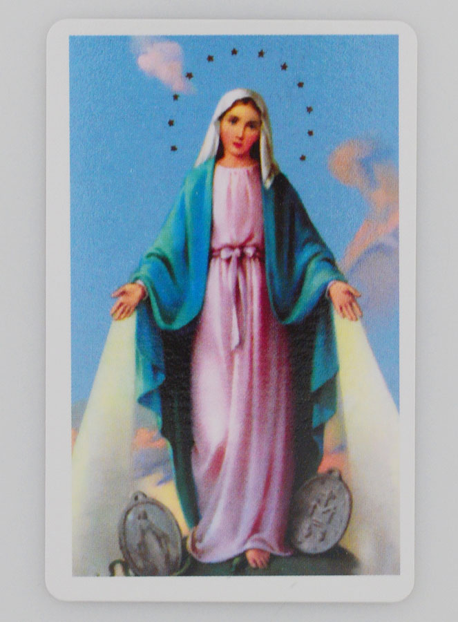 Carte de Prière Vierge Miraculeuse (pic 1)