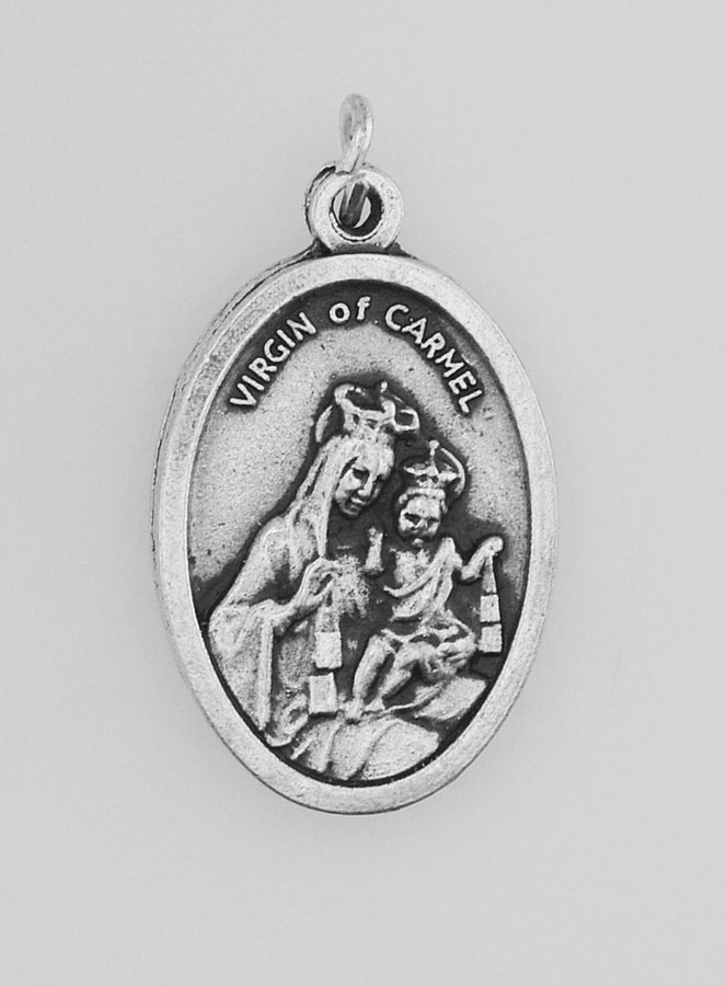 Médaille Religieuse du Scapulaire Argentée (pic 3)