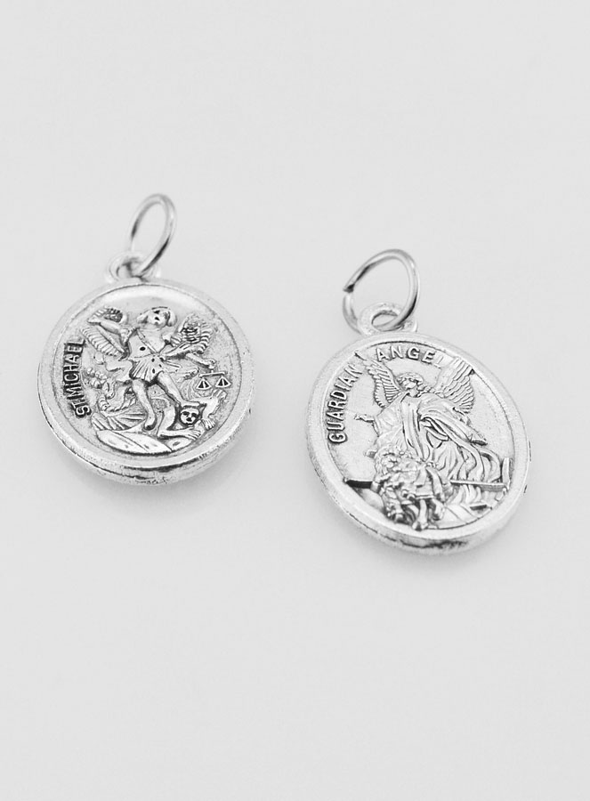 Médaille Religieuse Ange Gardien Argentée (pic 2)