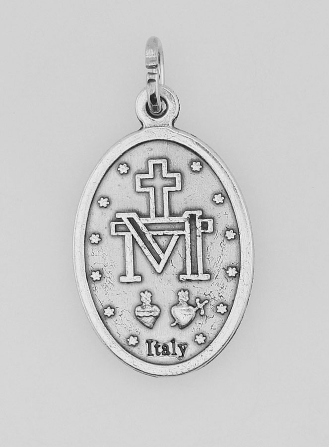 Médaille Religieuse Vierge Miraculeuse Argentée (pic 4)