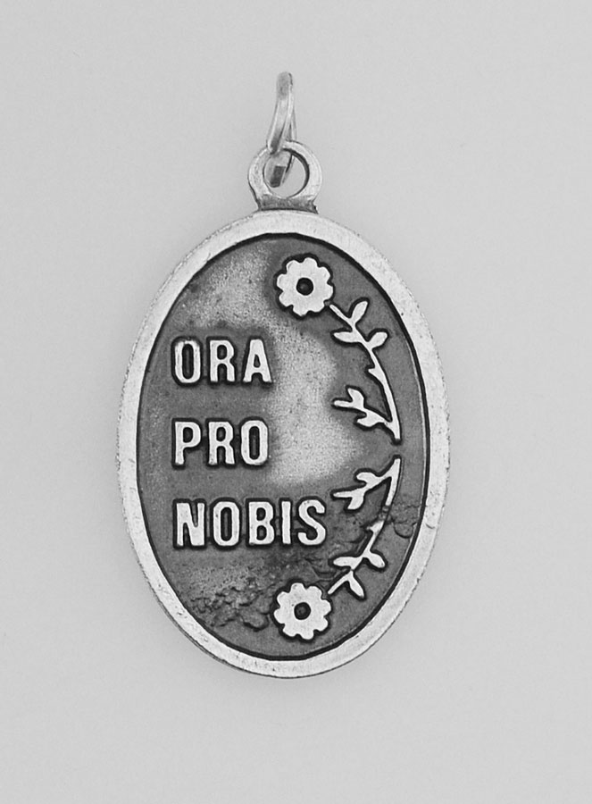 Médaille Religieuse Jésus-Christ Miséricordieux Argentée (pic 3)