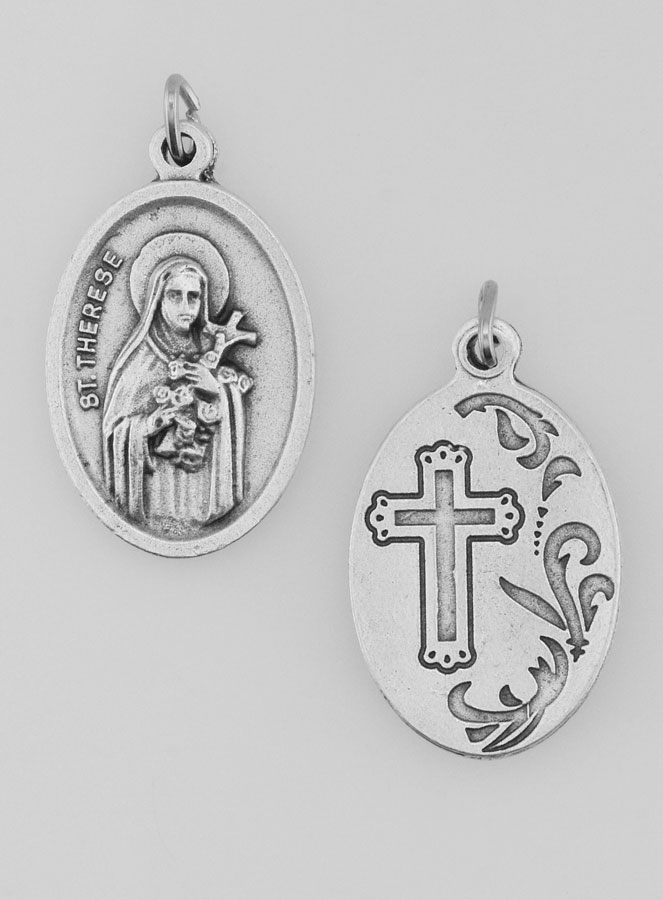 Médaille Religieuse Sainte Thérèse Argentée (pic 1)