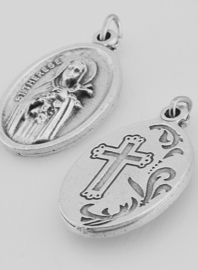 Médaille Religieuse Sainte Thérèse Argentée (pic 4)