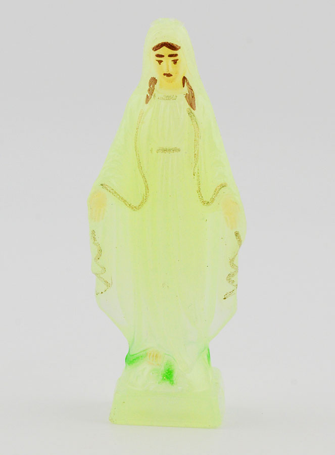 Statue Vierge Marie Miraculeuse Fluo Lumineuse (pic 1)