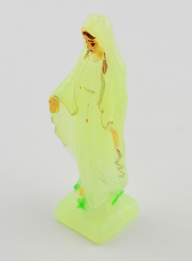 Statue Vierge Marie Miraculeuse Fluo Lumineuse (pic 4)