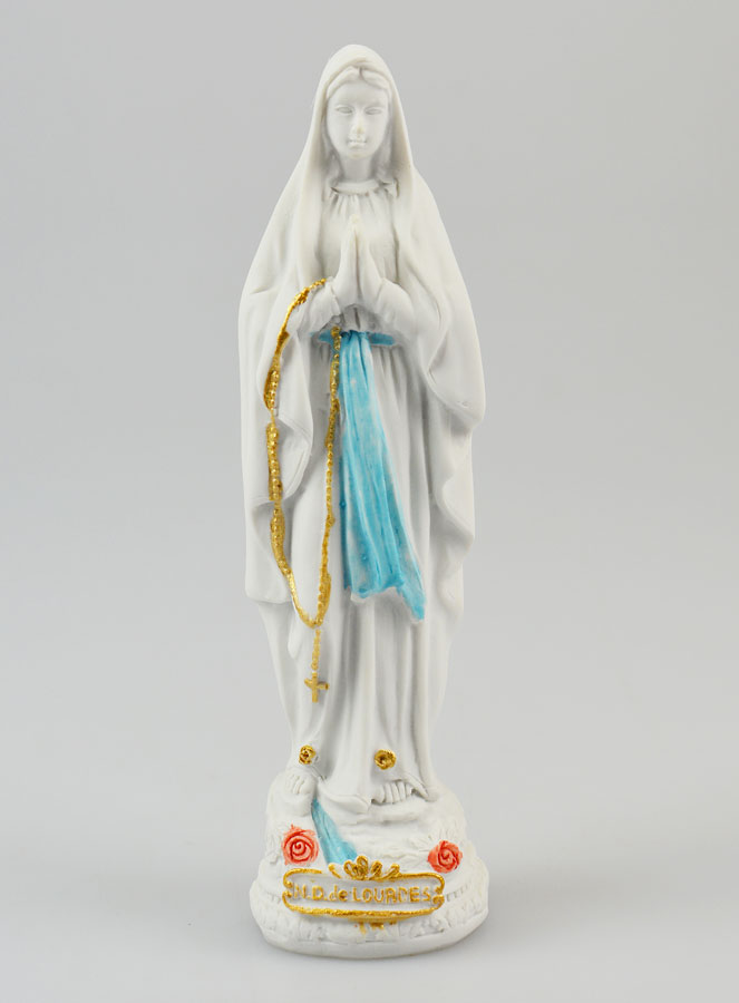 Statue Vierge Marie de Lourdes 13 cm (pic 1)