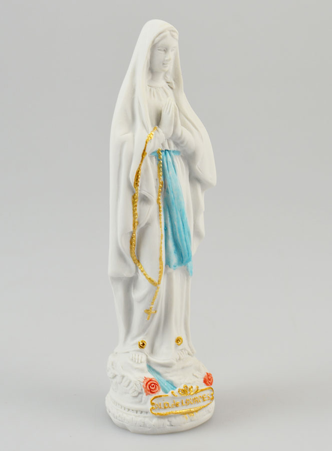 Statue Vierge Marie de Lourdes 13 cm (pic 3)