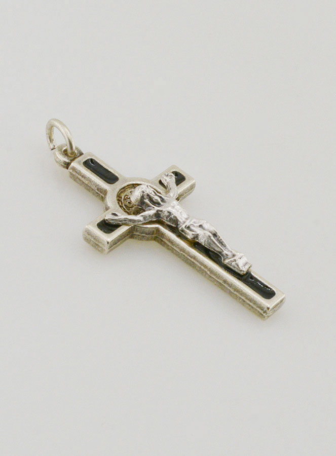 Pendentif Croix de Saint Benoit Noir (pic 2)