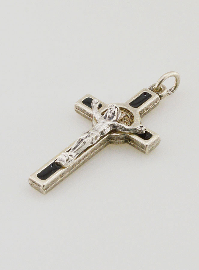 Pendentif Croix de Saint Benoit Noir (pic 3)