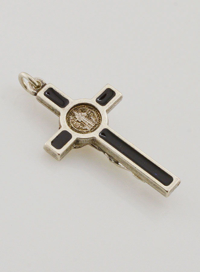 Pendentif Croix de Saint Benoit Noir (pic 4)