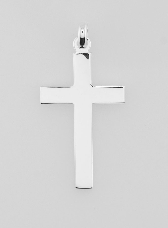 Pendentif Croix en Argent 25mm (pic 1)