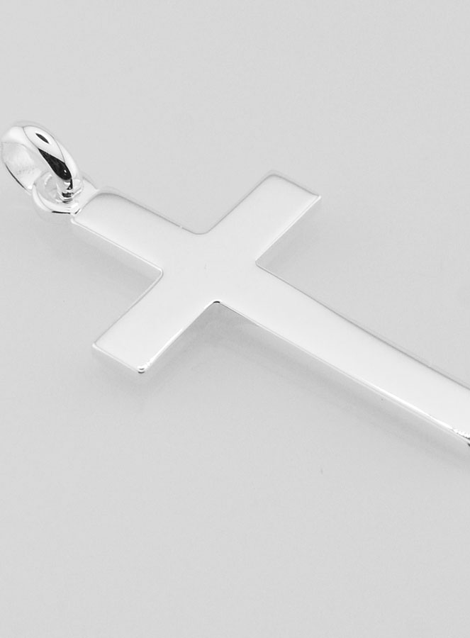 Pendentif Croix en Argent 25mm (pic 4)