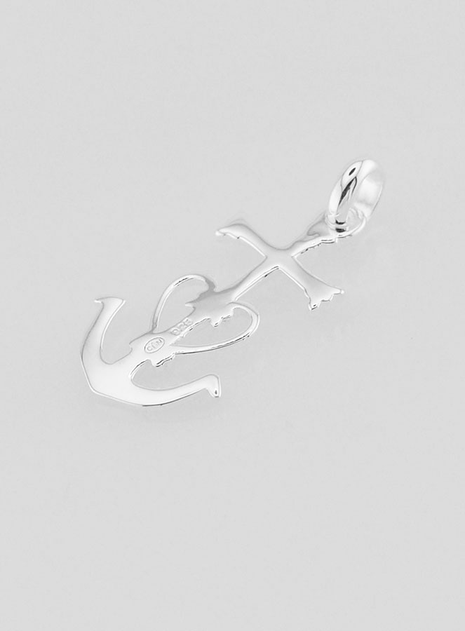 Pendentif Croix de Camargue en Argent 23mm (pic 4)