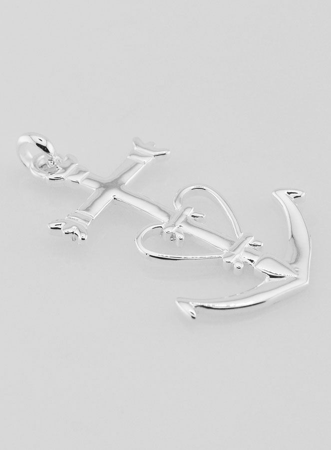Pendentif Croix de Camargue en Argent 35mm (pic 2)