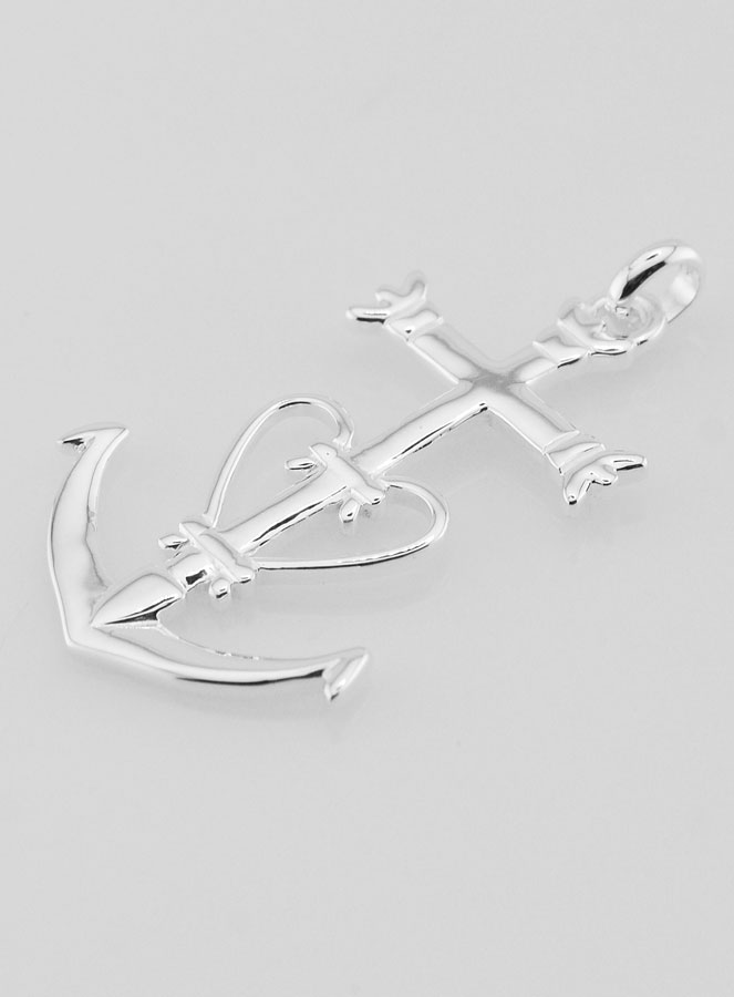 Pendentif Croix de Camargue en Argent 35mm (pic 3)