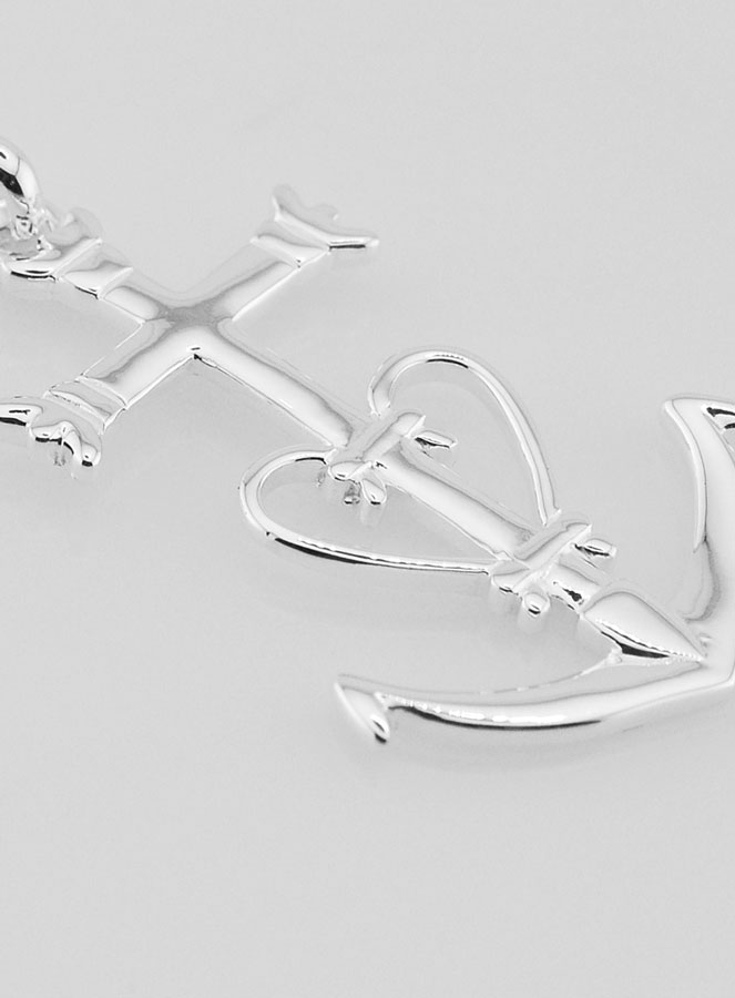 Pendentif Croix de Camargue en Argent 35mm (pic 4)