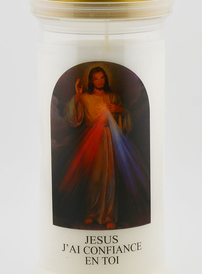 Bougie de Cimetière Christ Miséricordieux (pic 3)