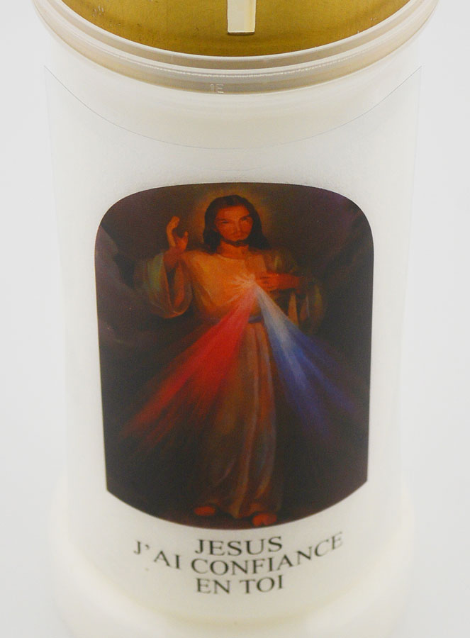 Bougie de Cimetière Christ Miséricordieux (pic 4)