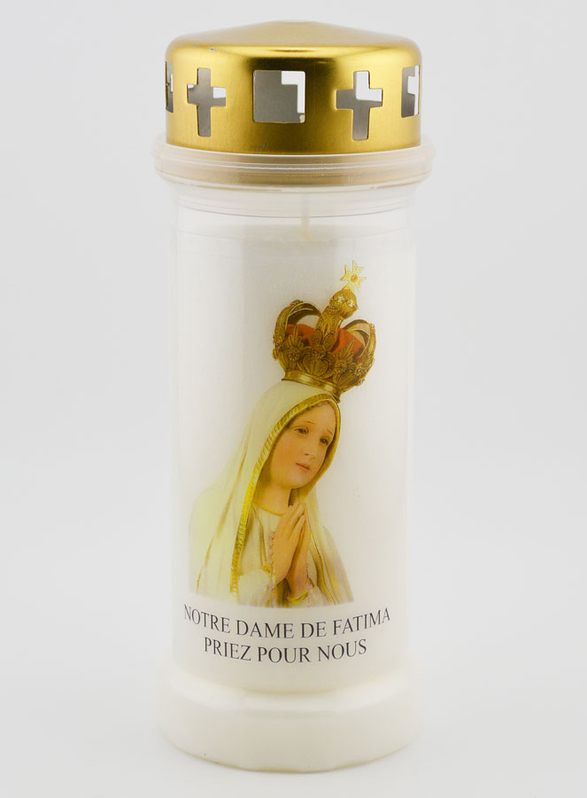 Bougie de Cimetière Notre Dame de Fatima (pic 1)