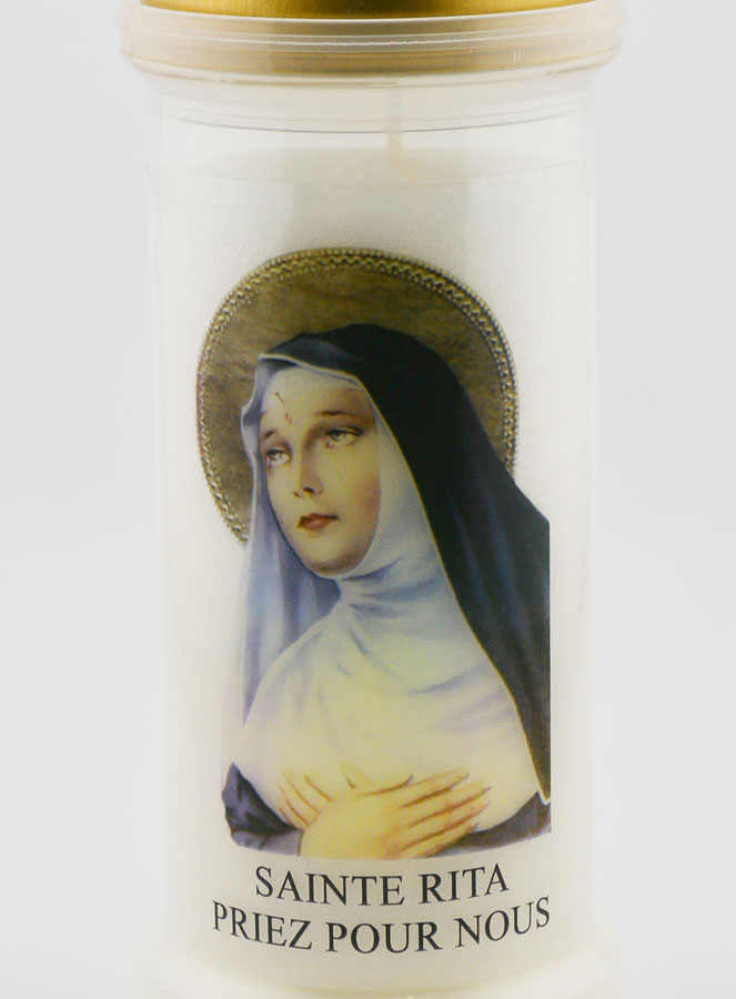 Bougie de Cimetière Sainte Rita (pic 3)
