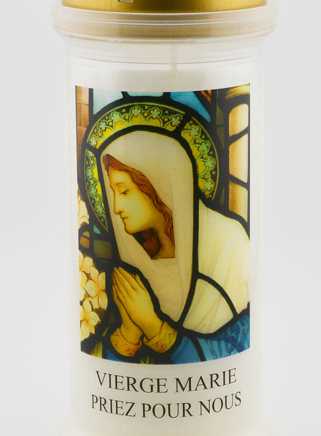 Bougie de Cimetière Sainte Vierge Marie (pic 3)