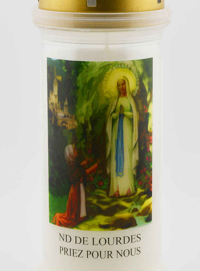 Bougie de Cimetière Notre Dame de Lourdes (pic 3)