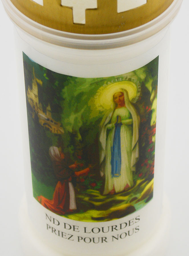 Bougie de Cimetière Notre Dame de Lourdes (pic 4)