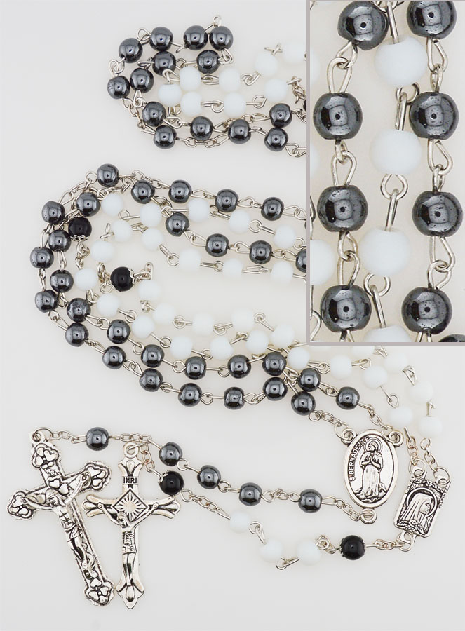 2 Chapelets Homme Noir et Blanc (pic 1)