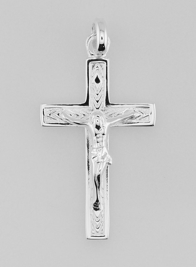 Croix Pendentif en Argent 22mm (pic 1)