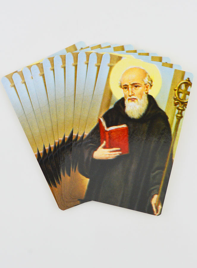 Lot de 10 Cartes de Prières à Saint Benoît (pic 1)