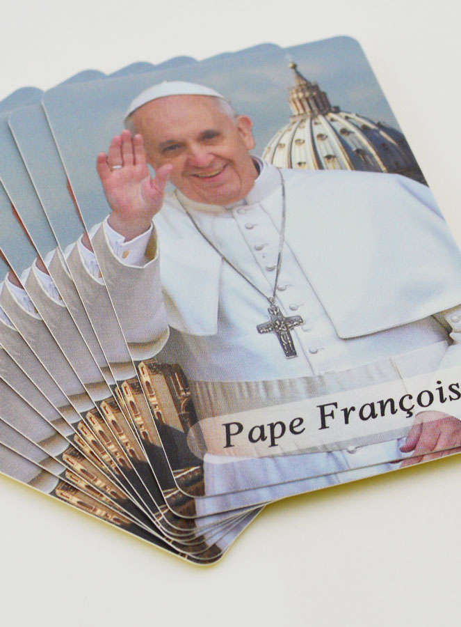 Lot de 10 Cartes de Prières au Pape François (pic 2)