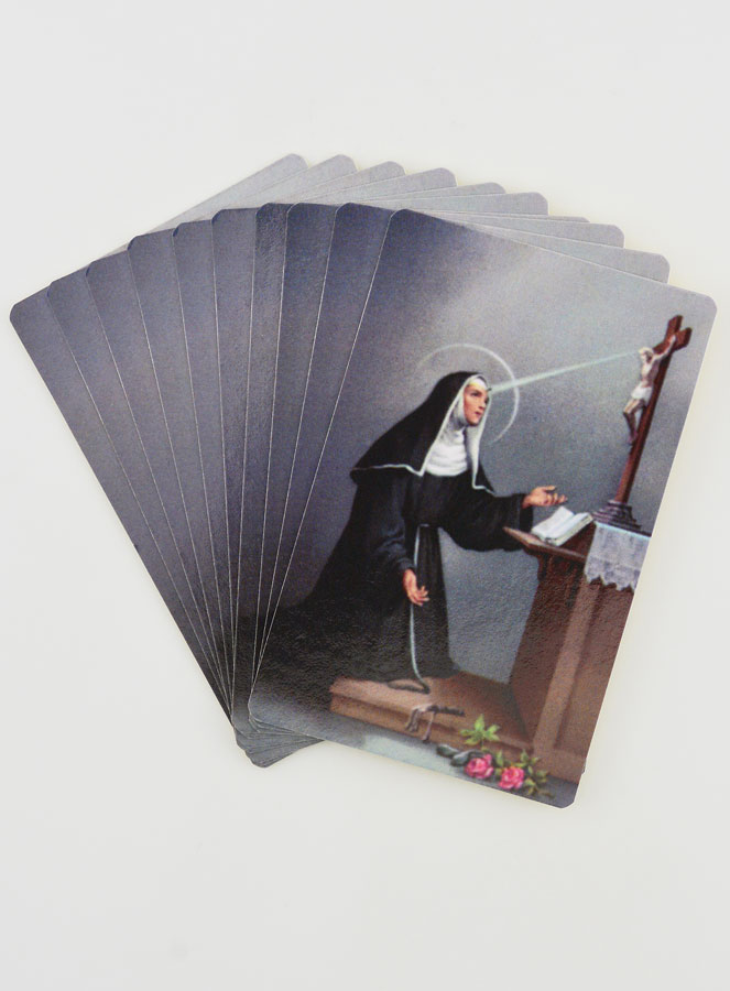 Lot de 10 Cartes de Prières à Sainte Rita (pic 1)