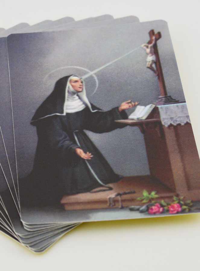 Lot de 10 Cartes de Prières à Sainte Rita (pic 2)