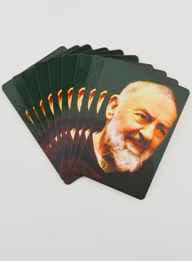 Lot de 10 Cartes de Prières à Padre Pio (pic 1)