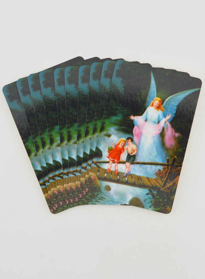 Lot de 10 Cartes de Prières Ange-Gardien (pic 1)