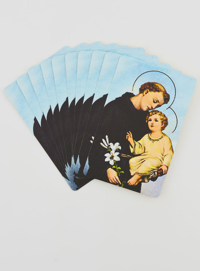 Lot de 10 Cartes de Prières à Saint Antoine (pic 1)