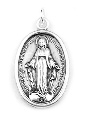 Médaille Miraculeuse Métal Argenté (pic 1)