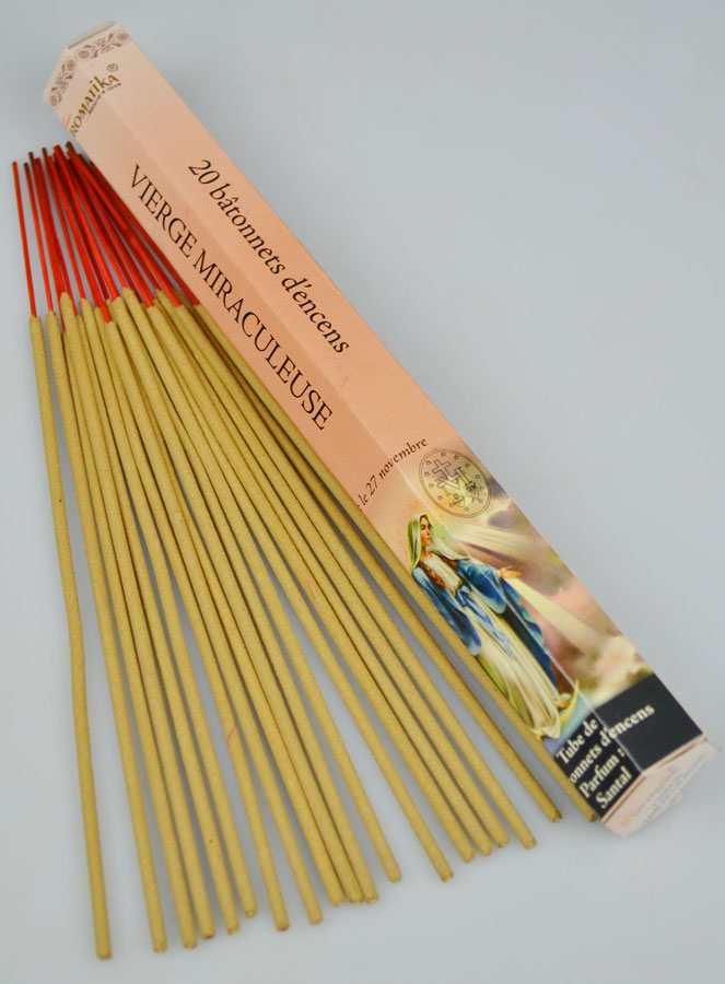 Encens Vierge Miraculeuse en Batonnets (pic 1)